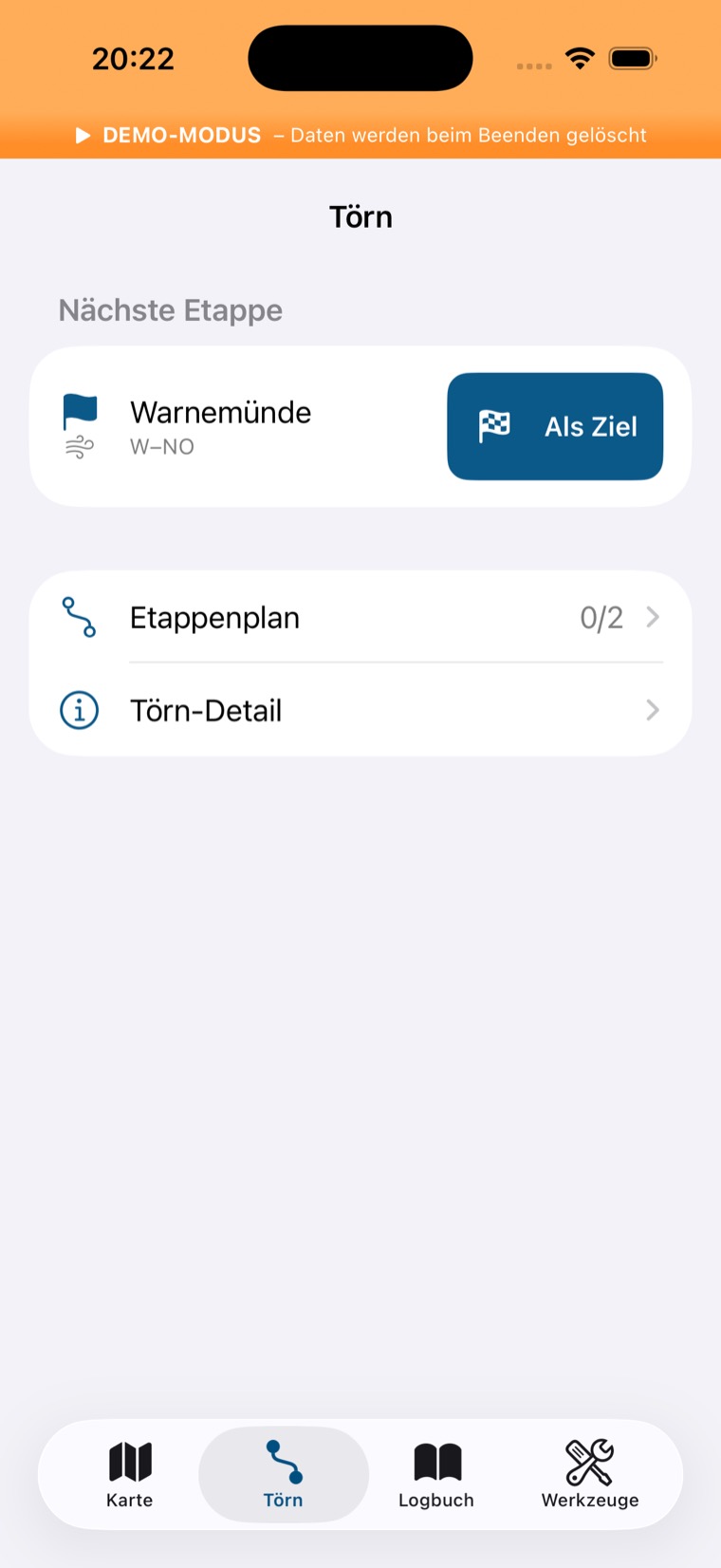 Kontext-Feld im Gesicht Törn